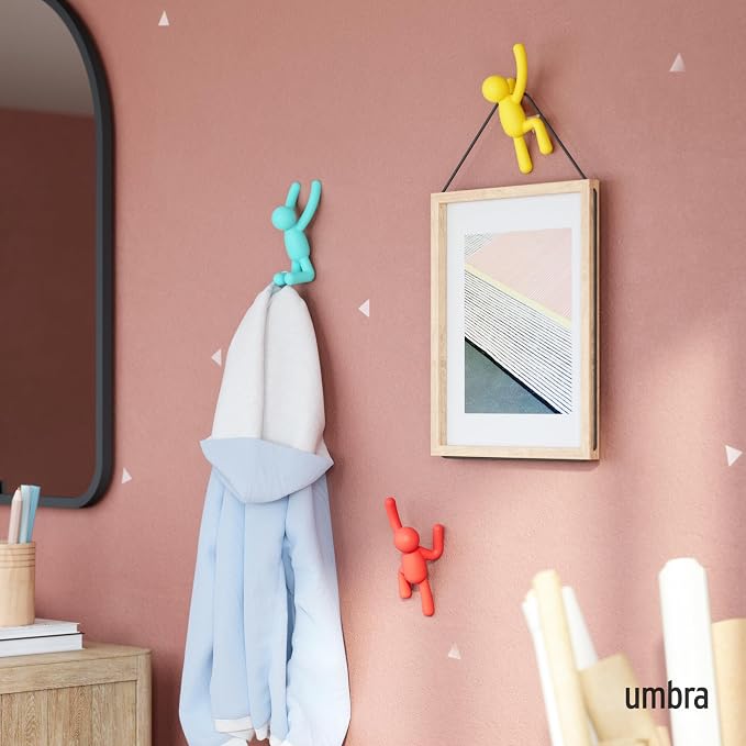 Umbra Buddy Wall Hooks – Decorative Wall Mounted Coat Hooks - Image 2