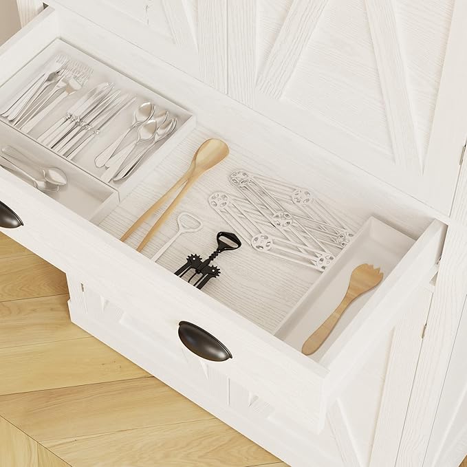 IRONCK Kitchen Pantry Storage Cabinet 72.6" H x 24" W, - Image 5