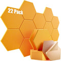 22 Pack Self-Adhesive Acoustic Panels 12" X 10" X 0.4" by Dailycooper