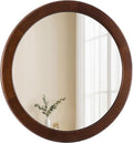 CULER Round Wood Mirror 24 Inch, Circle Mirror by Culer