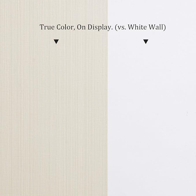 Grasscloth Peel and Stick Wallpaper 20.8"x394" Multi-Cream Thick Fabric - Image 4