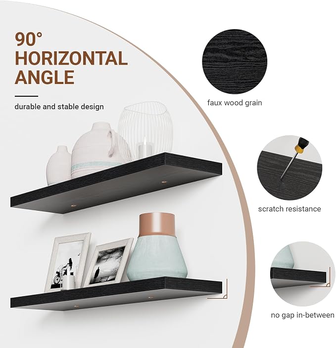 Heimlove 40 Inches Floating Shelves - Image 5