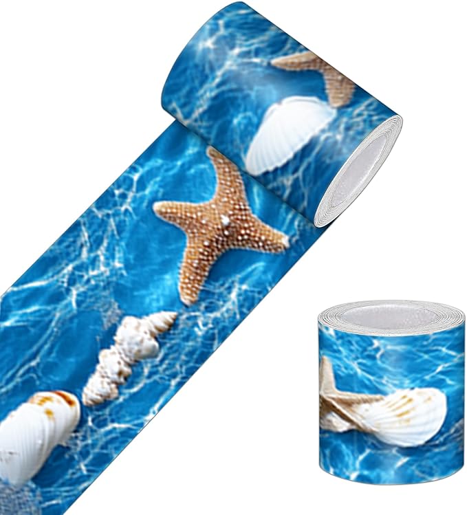 HOMETITUTE Wallpaper Border 4x196 Inch Peel and Stick Wall Border Wallpaper by HOMETITUTE