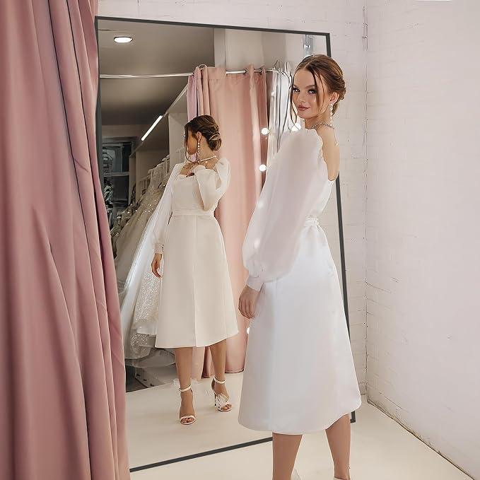 Oversized Standing Mirror Full Length, Hanging or Wall Mounted, Tempered Glass - Image 5