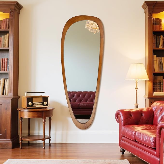 BOMINICA Full Length Irregular Wall Mirror, Large Decorative Floor Mirror - Image 7