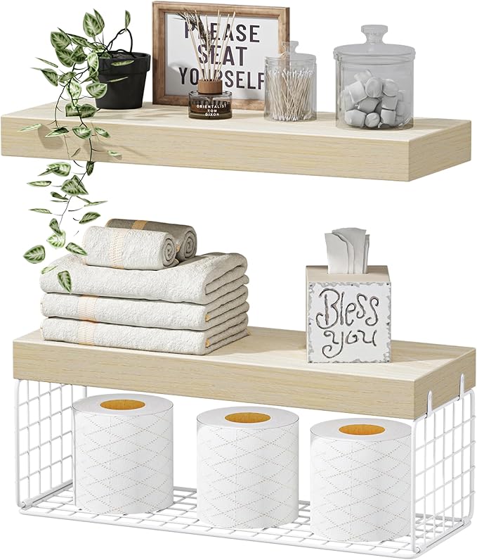 QEEIG Bathroom Shelves Over Toilet by QEEIG