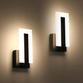 Joosenhouse Modern LED Wall Sconces Up and Down Wall Mount Light Black 3000K by Joosenhouse