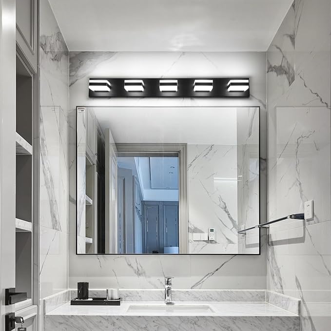 SOLFART Bathroom Lighting Fixtures, Bathroom Vanity Lights Over Mirror - Image 2