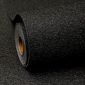 Black Peel and Stick Wallpaper Slight Velvety Feeling Woven Fabric Grasscloth by Unknown