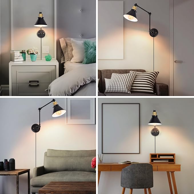 TRLIFE Dimmable Wall Sconce, Remote Control Plug in Wall Sconces Dimming - Image 8