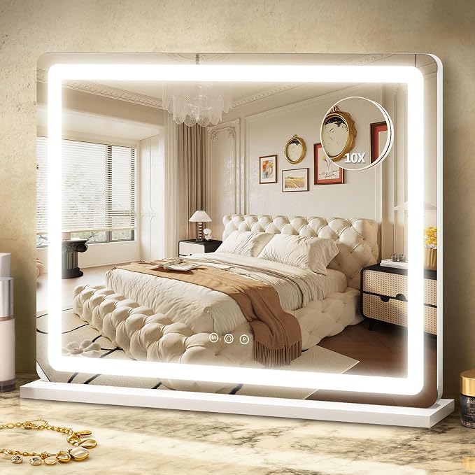 ROLOVE 23"x 18" Large Vanity Mirror by ROLOVE