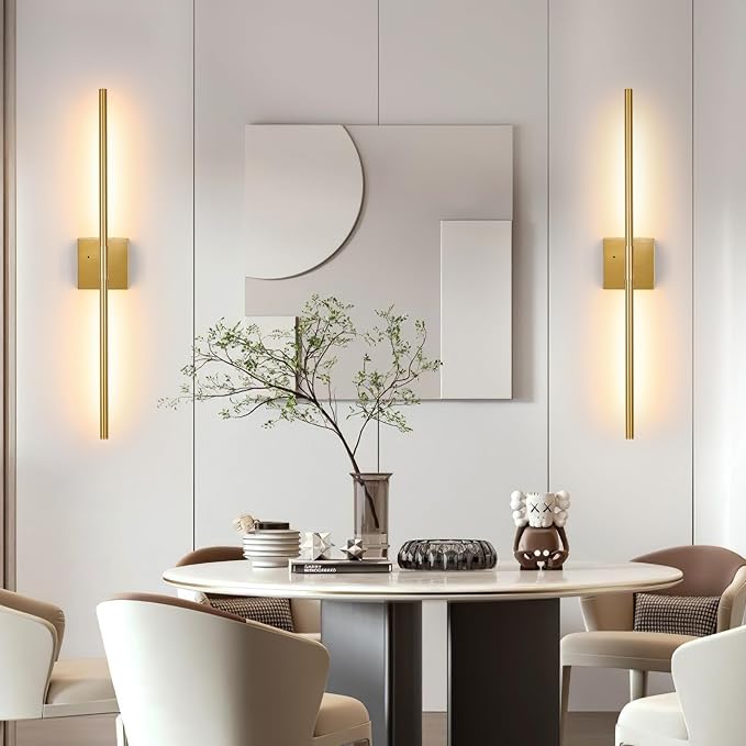 Morauroral Gold Battery Operated Wall Sconces, Dimmable Wall Sconces - Image 8