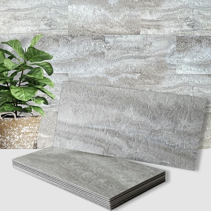 AULIGET 20-Piece Peel and Stick Backsplash Wall Tiles, Laundry Room by AULIGET