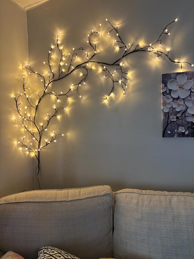 Enchanted Willow Vine Lights for Wall: 7.5FT led Twinkling Tree Branch Light - Image 6