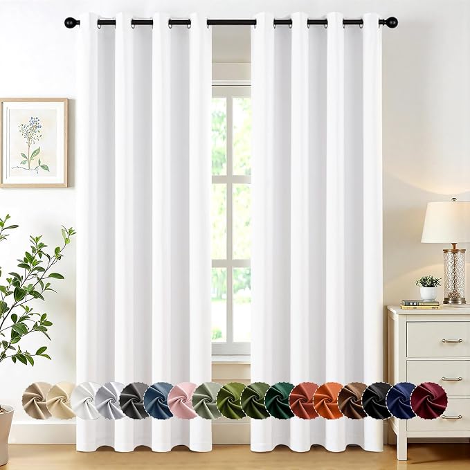MIULEE Blackout Curtains for Bedroom Living Room 2 Panels, Thermal Insulated by MIULEE