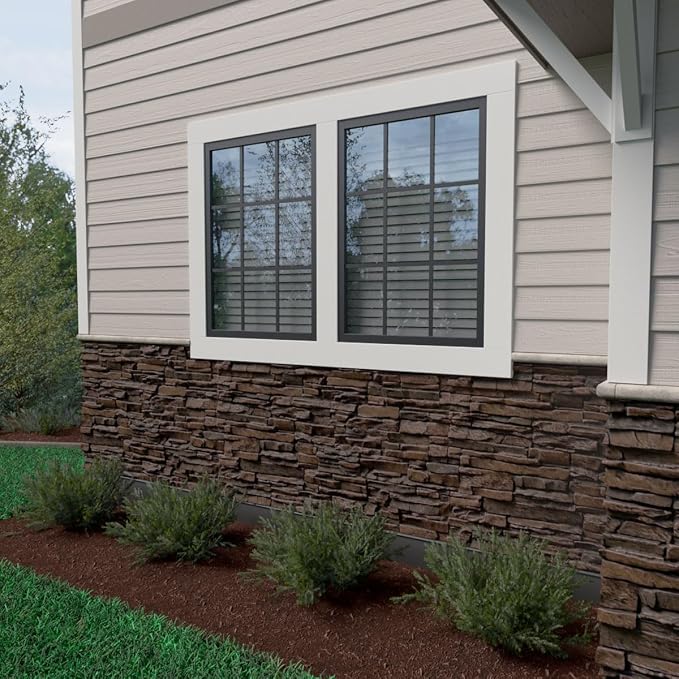 EverStone Canyon Ridge Faux Stone Panel, 45 3/4"W x 24 1/2"H x 1 1/4"D - Image 10