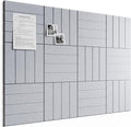 Bumusty Large Cork Board Alternative-48 x 36" Felt Bulletin Board Tiles by BUMUSTY