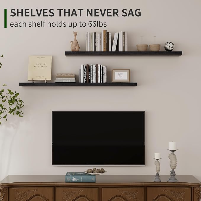 Marsmiles Wood Floating Shelves - Image 4