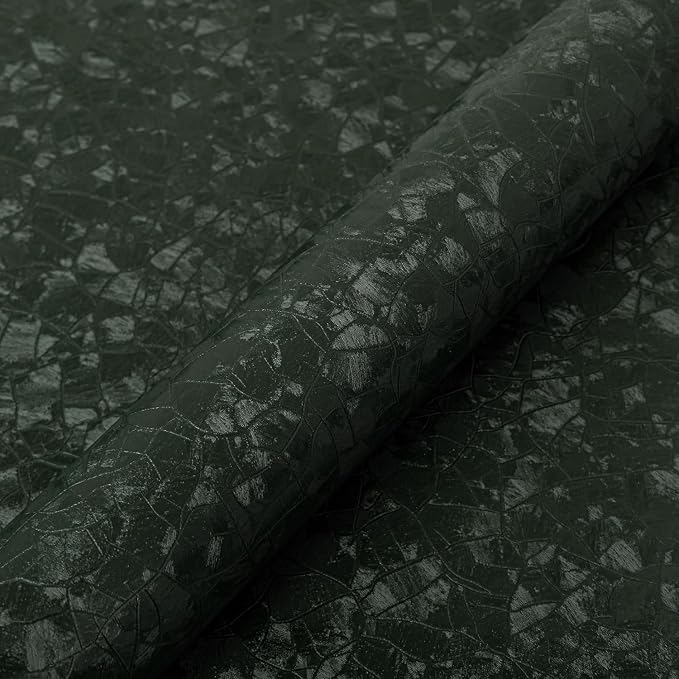 Abyssaly Dark Green Peel and Stick Wallpaper by Abyssaly