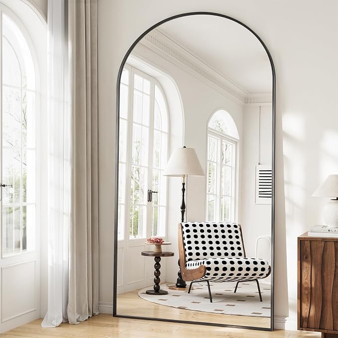 Oversized Full Length Mirror, Room Decor Big Full Body Mirror by WISSMILESHOME