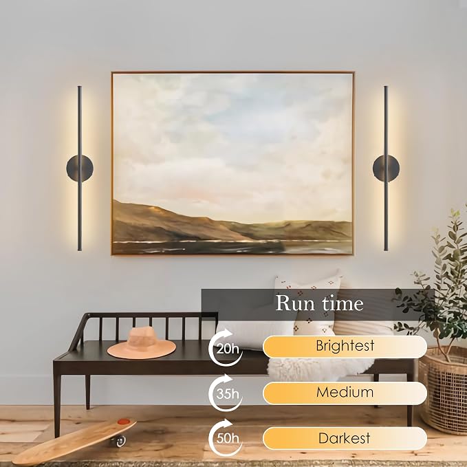 KARTOOSH Battery Operated Wall Sconces - Image 4