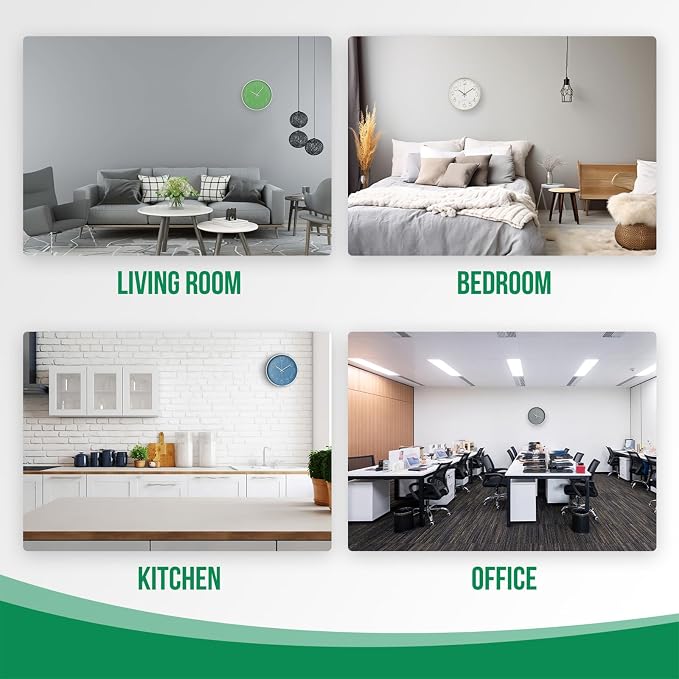 Wall Clock Non-Ticking Silent Modern Simple Style Round Decor Clock - Image 7