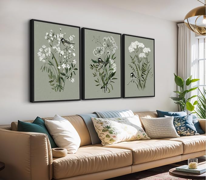 Large Flowers Canvas Wall Art by ASDCEUTICALS