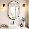 Sweetcrispy 20" x 30" Black Bathroom Mirror by Sweetcrispy