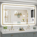 72x40 Inch LED Bathroom Mirror by Briivuemodernmirrors