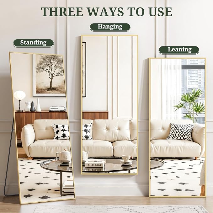 Mirror Full Length 65"x24" Full Body Floor Mirror - Image 6