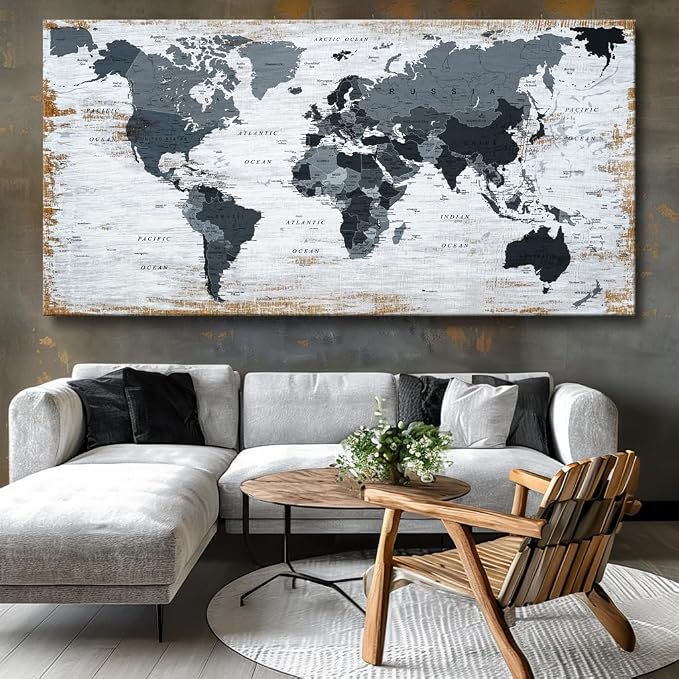Canvas Wall Art Black Wall Decor Office Pictures - Image 4