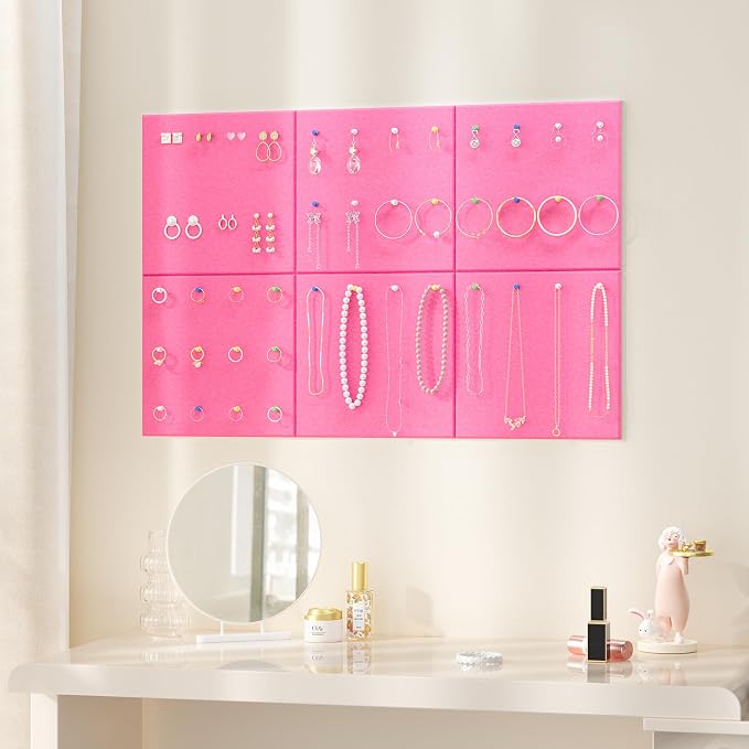 Neatsure Large Cork Board for Wall, 6 Panels Felt Tiles Tack Push Pin Board for - Image 6