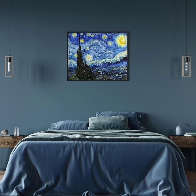 Van Gogh Canvas Wall Art: Starry Night Posters Large Modern Artwork Famous - Image 6