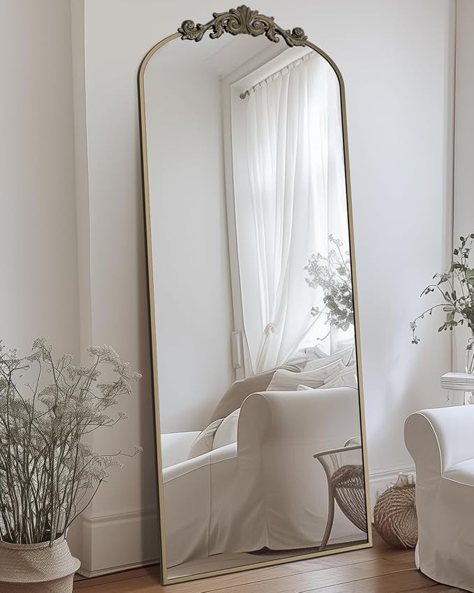 Antok Arched Full Length Mirror, Full Body Mirrors - Image 3