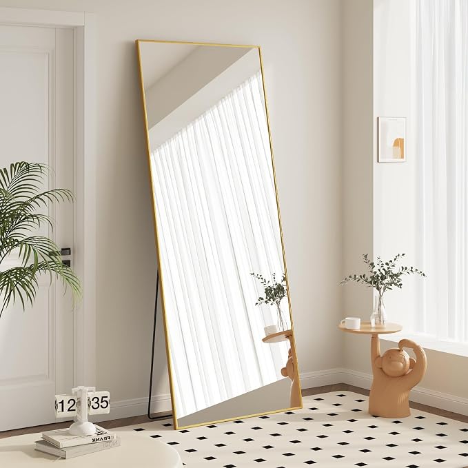 Sweetcrispy 68"x26" Full Length Mirror, Leaning or Standing Full Body Mirror by Sweetcrispy
