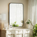 BEAUTYPEAK 20" x 28" Rectangular Aluminum Alloy Frame Wall Mounted Bathroom by BEAUTYPEAK