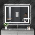 Koonmi 36"x30" LED Mirror for Bathroom, 90CRI Anti-Fog Vanity Mirror by KOONMI
