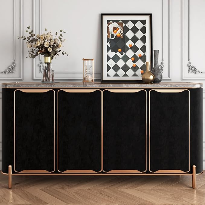 YENHOME 17.7"X200" Black Wallpaper Peel and Stick Black Felt Fabric Self - Image 3