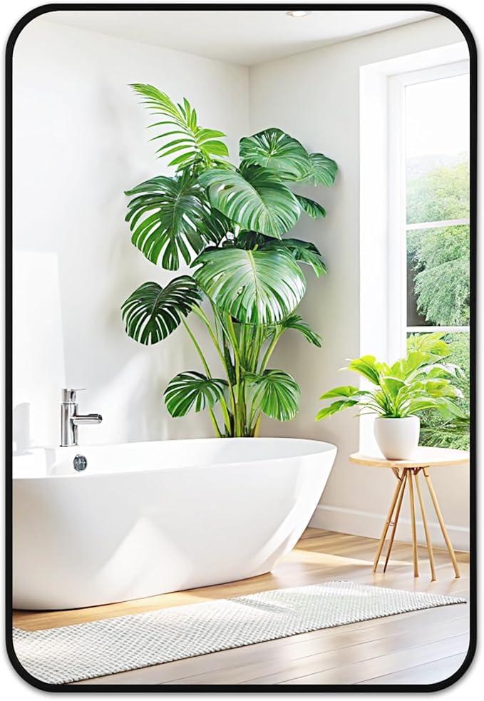 Fabuday Black Bathroom Mirror for Over Sink by Fabuday