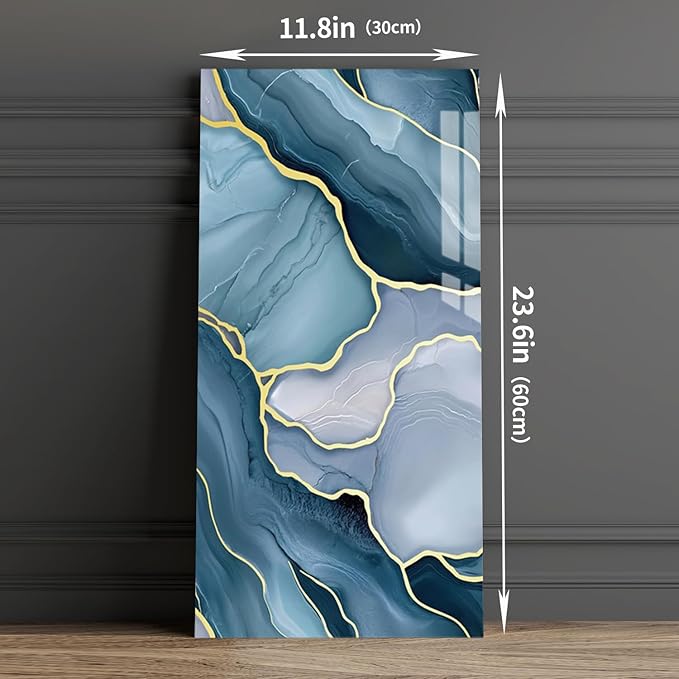 Haimin Wall Panels Peel and Stick 10 Pieces 23.6x11.8in Lightweight Backsplash - Image 2