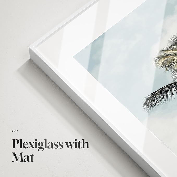Framed Coastal Wall Art for Living Room, 3 Piece Beach Surfboard Palm Tree - Image 5