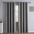 IGEMAEVE Blackout Curtains 84 Inch Length 2 Panels Set, Grommet Energy Saving by IGEMAEVE