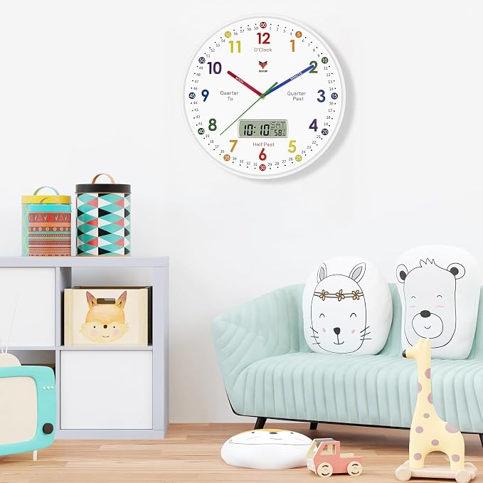 Foxtop Digital and Analog Learning Clock - Image 4
