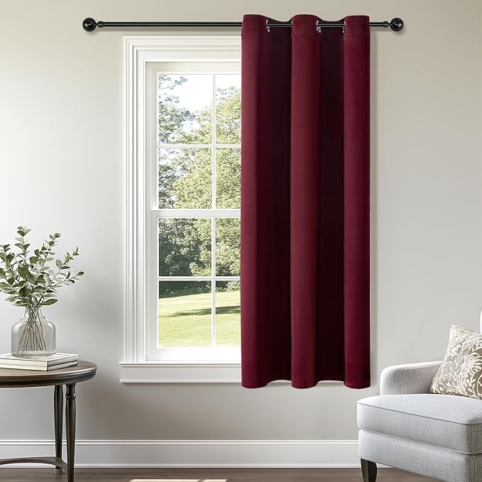 ChrisDowa Blackout Curtains 36 Inches Long by ChrisDowa