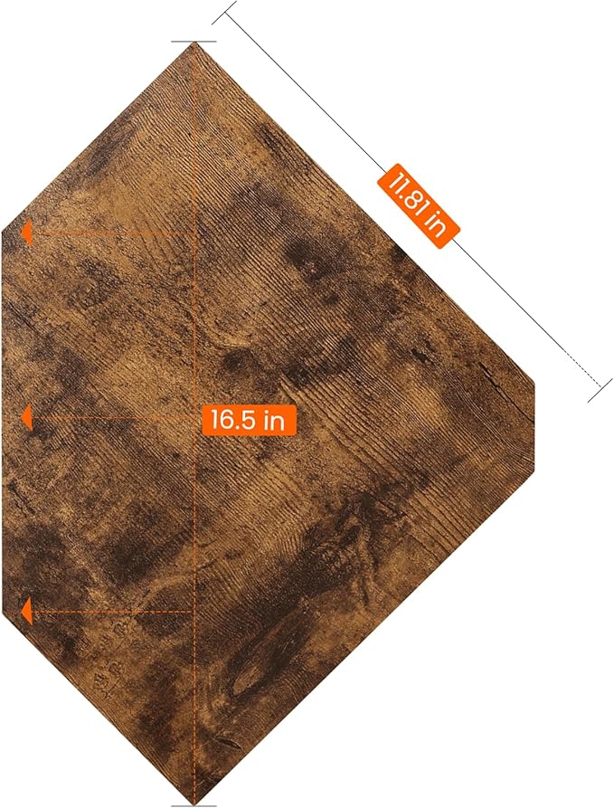 Homode Corner Shelf Wall Mount, Wood Corner Hanging Shelves - Image 3
