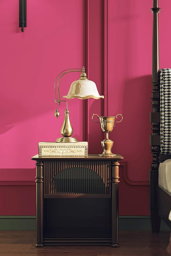 Dimoon 393''x17.7'' Pink Peel and Stick Wallpaper Contact Paper Modern Self - Image 8