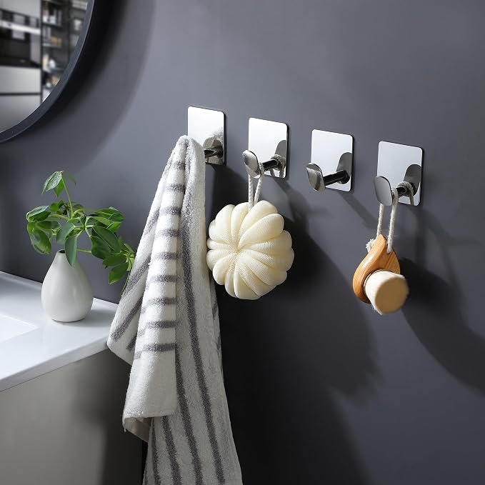 DELITON Towel Hooks for Bathrooms - Image 3