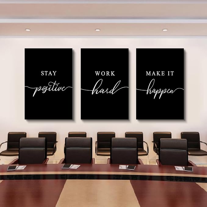 Work Hard Canvas Wall Art - Image 4
