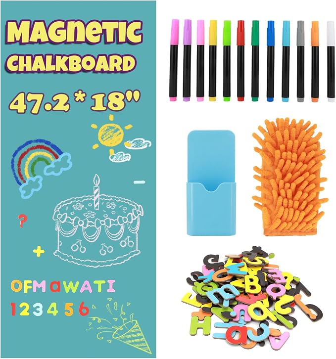 Magnetic Chalkboard Contact Paper by Ykall