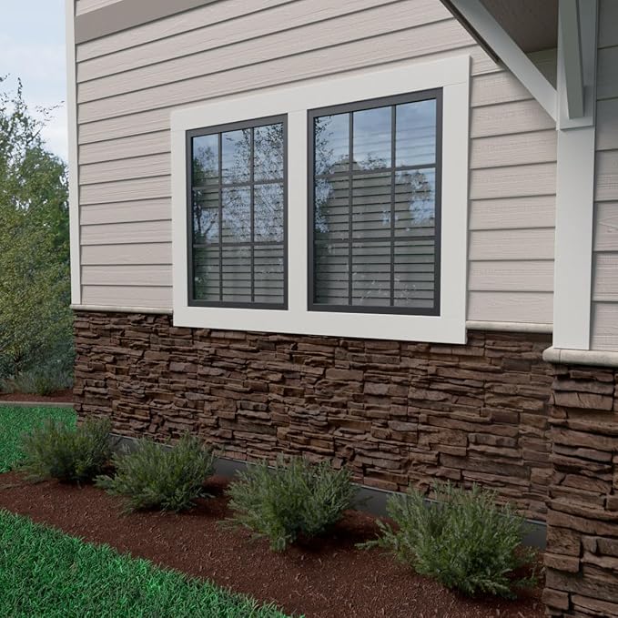 EverStone Canyon Ridge Faux Stone Panel, 45 3/4"W x 24 1/2"H x 1 1/4"D - Image 10